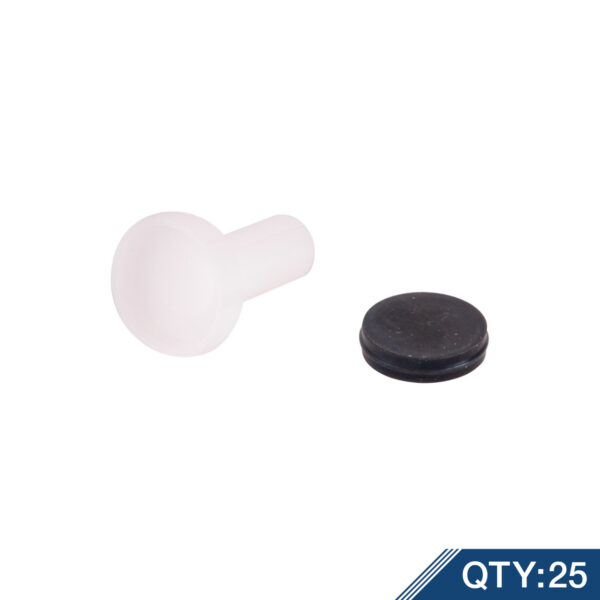 T&S  003164-45M25  Rubber Plungers For Eterna cart W/ Spring Checks 25 Per Bag