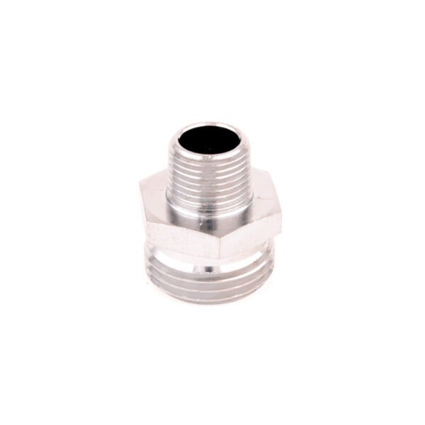 T&S  004712-25  3/8'' NPT (M) X 3/4'' Gh (M) Adapter Plated
