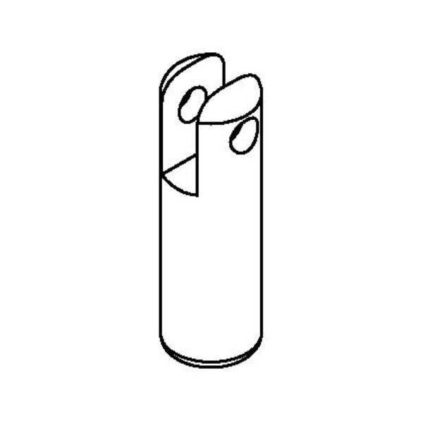 T&S  004713-25  Upper Support Rod Clevis, 3/8-16UN (F),  Plated