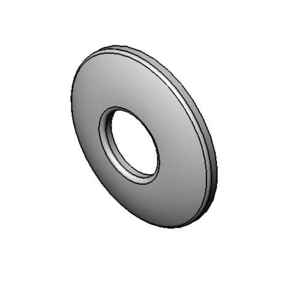 T&S  004831-40  3/4'' Escutcheon W/ Teeth,  Plated