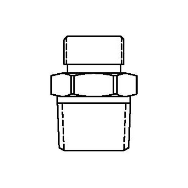 T&S  006101-45  Adapter Fitting, 3/8-18NPT-M X 9/16-24UN (M)
