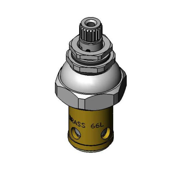 T&S  006477-40QT  Spindle Assy, QT Eterna, CWS Escutcheon Bonnet, LTC Cold