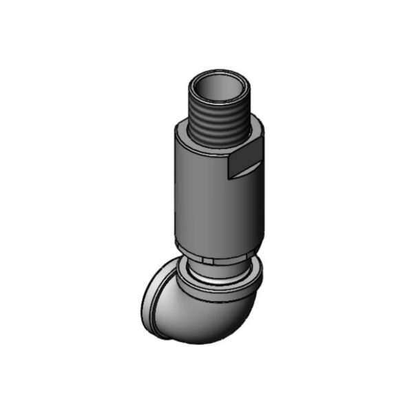 T&S  007252-25  3/4'' Swivel W/ Elbow,  Plated Brass