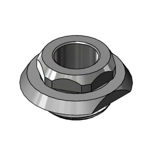 T&S  009002-40NS  B-0850 Polished  Packing Nut / Lock Nut Assy