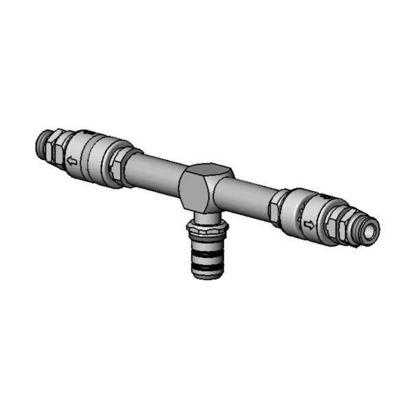 T&S  009177-40  Swivel Tee Assy W/ 2 vac. Brkrs