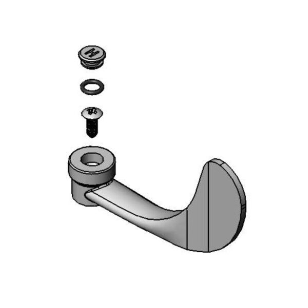 T&S  009326-41  Decorative Wrist- Handle W/ Hot Insert