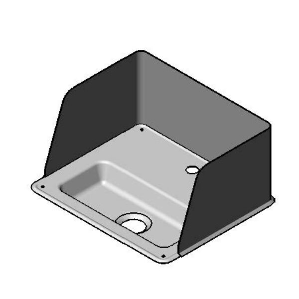 T&S  010124-45  Drip Pan Assy W/ Splash Guards