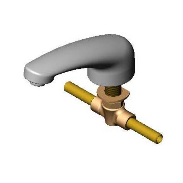 T&S  012622-40  8'' Cws Assy: 5'' Spout & Cross Old Style