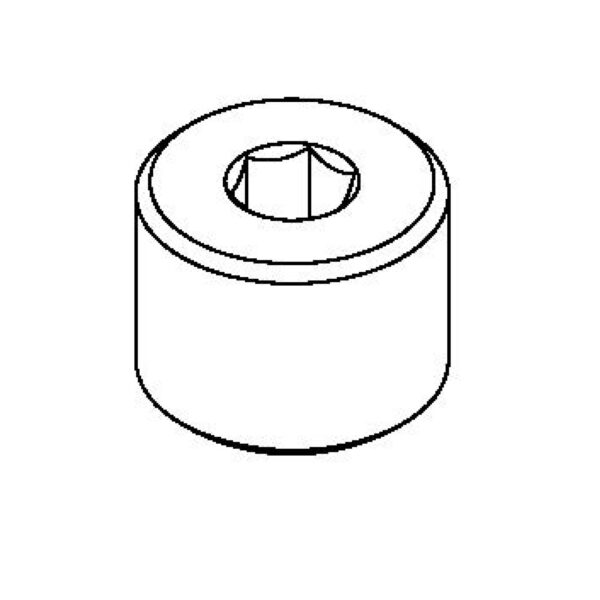 T&S  014554-25  7/8-20UN Close Nipple Plated