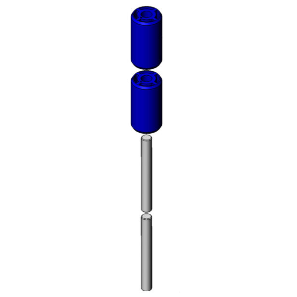 T&S  014936-45  Roller Kit For Small Enclosed Hose Reels