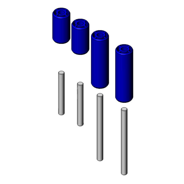 T&S  014937-45  4 Roller Kit For Large Enclosed Hose Reels