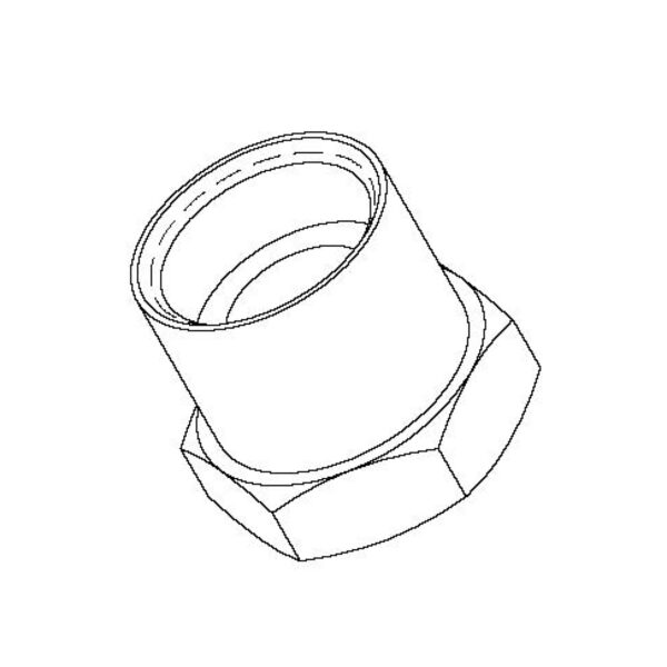 T&S  016145-25  Adapter:7/8-20 (F)  X 1/4'' NPT (F)