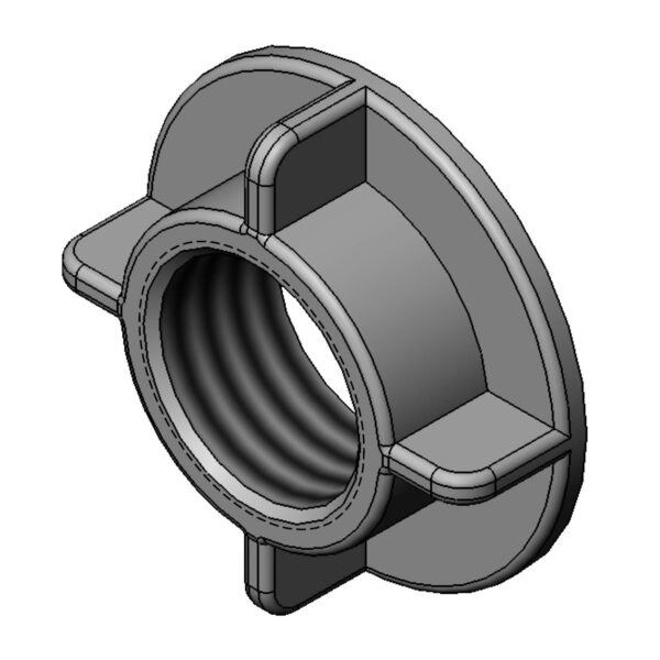 T&S  016673-45  Shank Nut, Plastic