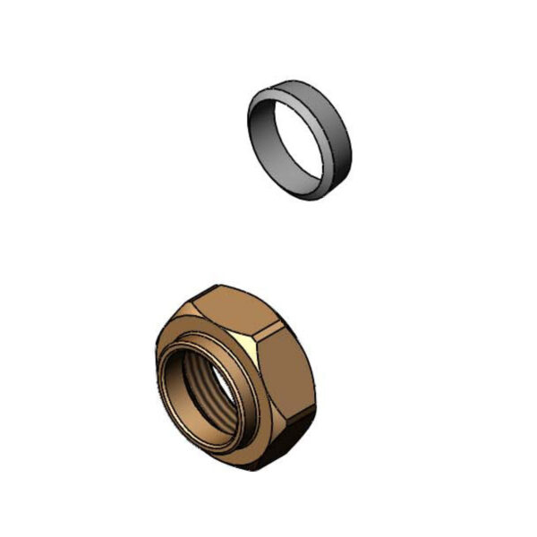 T&S  016745-45  Cws Easyinstall Center Comp. Fitting & Nut