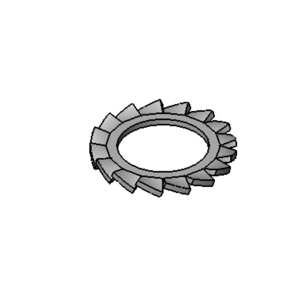 T&S  016807-45  Big-Flo Easyinstall Ss Serrated Lock Washer