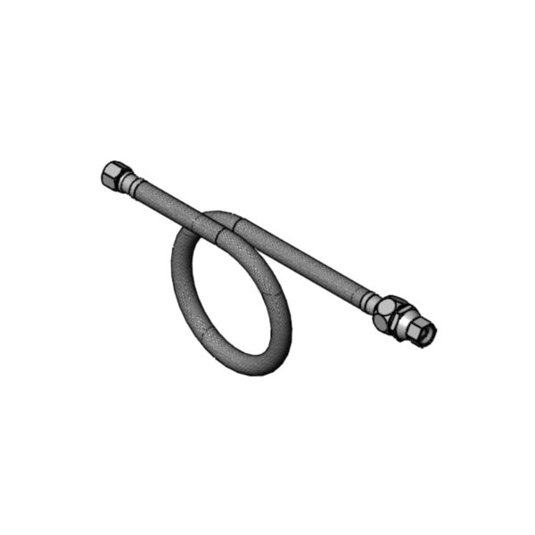 T&S  018544-45  Inlet Flex Hose w/ Check Vlv Adapter, 3/8