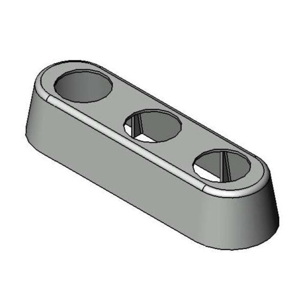 T&S  019356-40  Escutcheon for B-1100 Workboard Fcts 3 1/2'' c/c w/ cart
