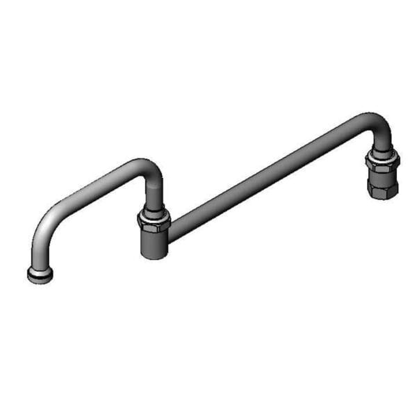 T&S  088X  18'' Dbl Joint Swing Nozzle W/ 054X, 3/8''NPT (F) in
