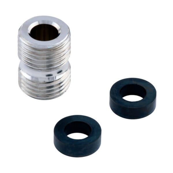 T&S  098A  3/4-14UN (M) X (M) Fitting W/ Hose Washers