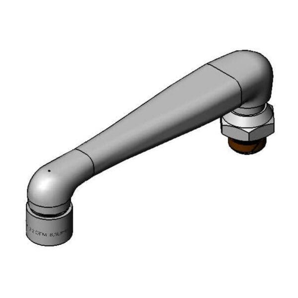 T&S  0CS6-V22  6'' Swivel Cast Spout w/ 2.2 GPM VR Aerator