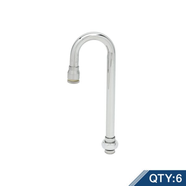 T&S  132XM  Swivel G.N., 2-3/4'' Spr, 9-1/16'' H, 5-9/16'' Clr.