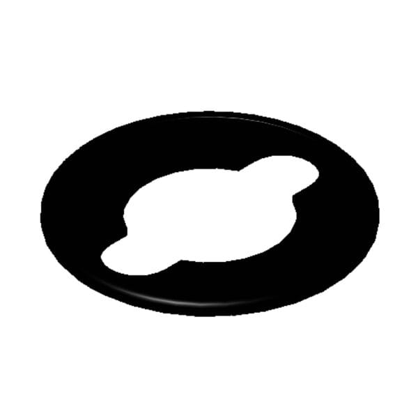 T&S  144L  Lab Turret Deck Gasket Black Plastic