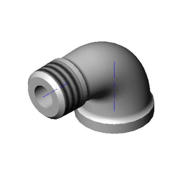 T&S  150X  Street Elbow, 1/2'' NPT
