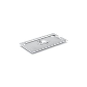 rectangle stainless steel steam pan cover.