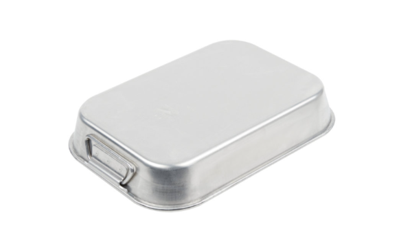 stainless steel roast pan.