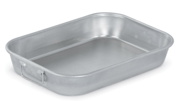 stainless steel roast pan.