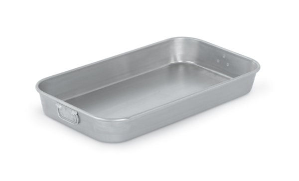 stainless steel roast pan.