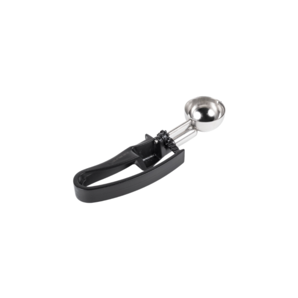 Black squeeze-Handle Disher.