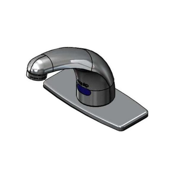 T&S  5EF-1D-DS-4DP  Equip Sensor Fct: Deck mt, 1-Hole, Cast Spout, 4'' C/C Deck