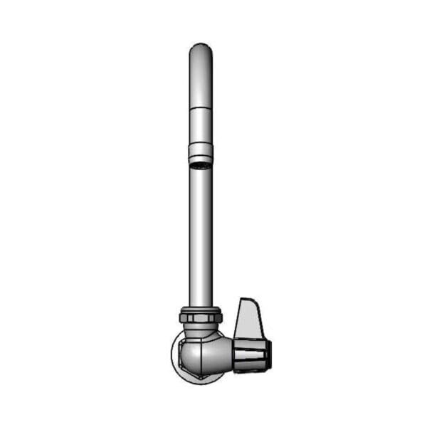 T&S  5F-1WLB05C  1- Temp, Wall mt Fct, Ceramic, Lever, 5'' Swivel G.N.