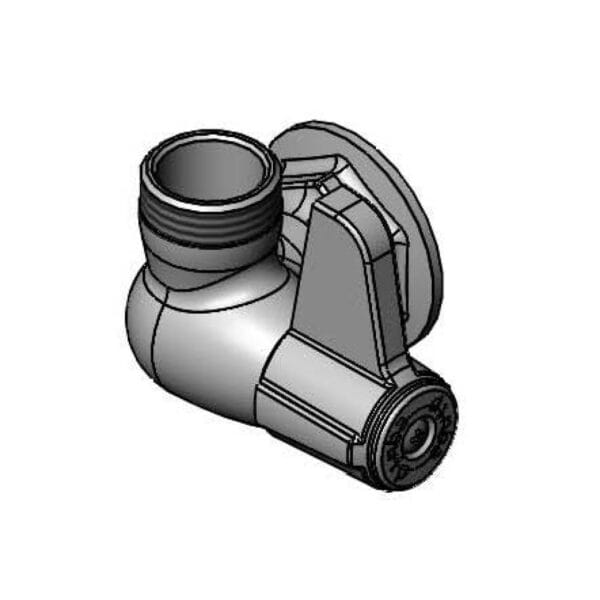T&S  5F-1WLX00  equip 1-Hole, 1- Temp Wall mt Fct, 1/2'' NPT (F) in