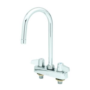 T&S  5F-4CLX05  Equip 4'' C/C Deck mt Workboard Fct W/ 5-1/2'' Swivel G.N.