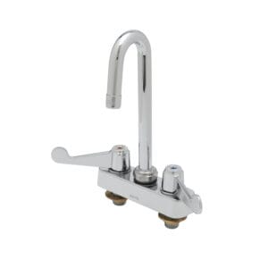 T&S  5F-4CWX05  Equip 4'' C/C Deck mt Workboard Fct W/ 5-1/2'' Swivel