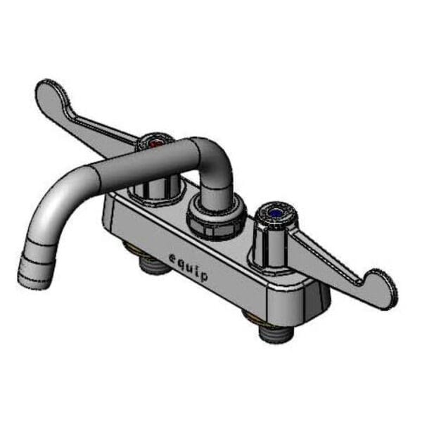 T&S  5F-4CWX06  Equip 4'' C/C Deck mt Workboard Fct W/ 6'' Swing, 4'' Wrist