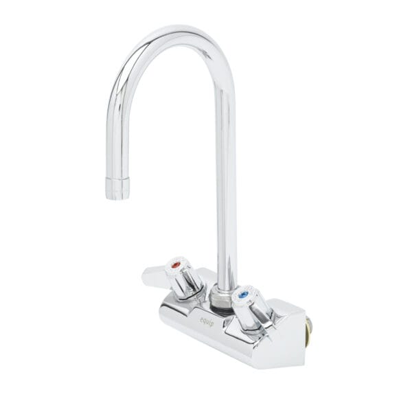 T&S  5F-4WLX05  Equip 4'' Wall mt Fct W/ 5-1/2'' Swivel G.N., 2.2GPM Aerator