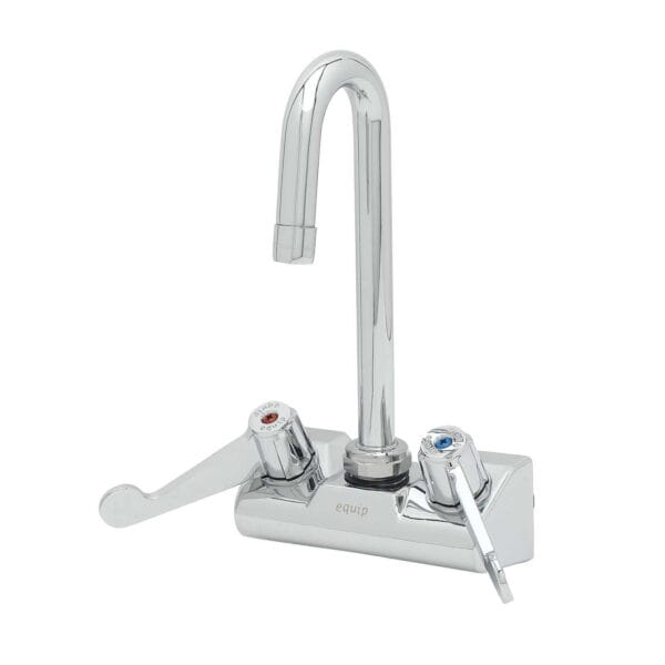 T&S  5F-4WWX03  Equip 4'' Wall mt Fct W/ 3'' Swivel G.N.