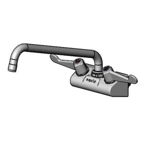 T&S  5F-4WWX12  Equip 4'' Wall mt Fct W/ 12'' Swing Nozzle, 4'' Wrist