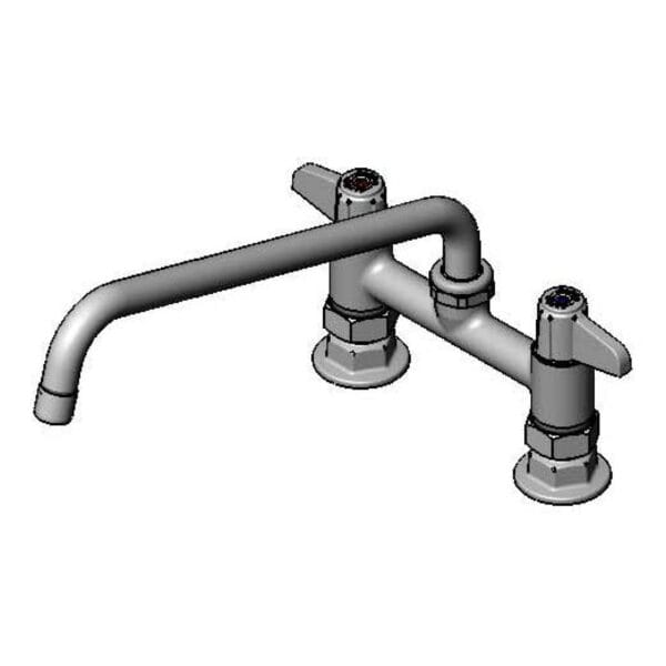 T&S  5F-6DLS12A  6'' Deck mt Fct, 12'' Swing Nozzle