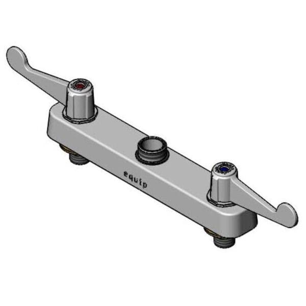 T&S  5F-8CWX00  Equip 8'' C/C Deck mt Workboard Fct, Swivel out, 4'' Wrist
