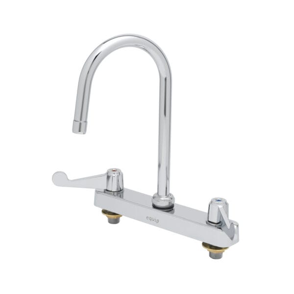 T&S  5F-8CWX05  Equip 8'' C/C Deck mt Workboard Fct W/ 5-1/2'' Swivel