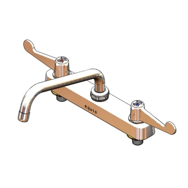 T&S  5F-8CWX08  Equip 8'' C/C Deck mt Workboard Fct W/ 8'' Swing, 4'' Wrist