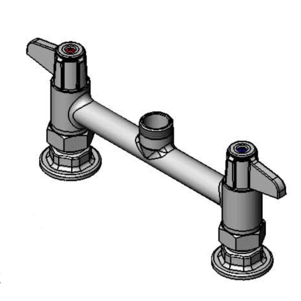 T&S  5F-8DLX00  Fct,8''Cntrs,Deck mt,Less Spout