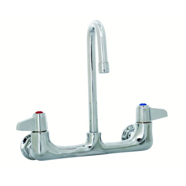 T&S  5F-8WLX03  Fct, Wall mt, 8'' Cntrs, 3'' Rigid G.N.