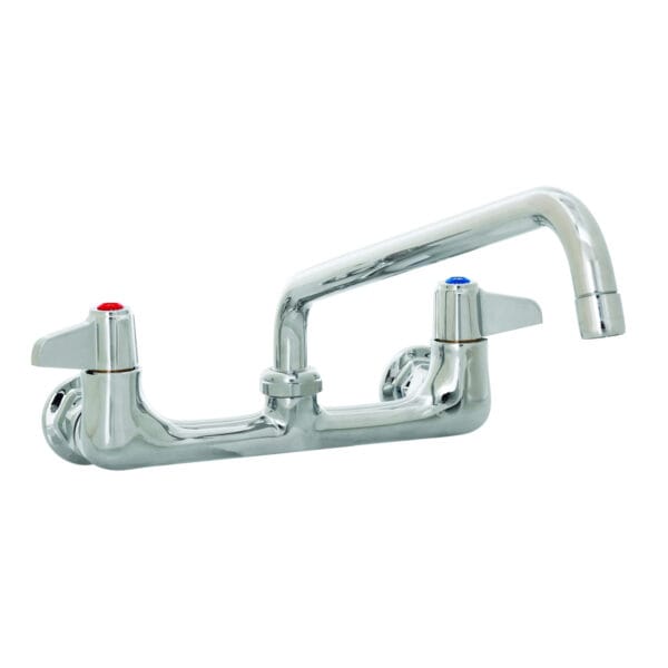 T&S  5F-8WLX12  Fct, Wall mt, 8'' Cntrs, 12'' Swing Nozzle