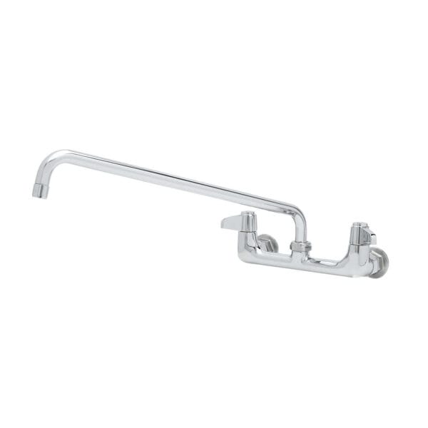 T&S  5F-8WLX18  Fct, Wall mt, 8'' Cntrs, 18'' Swing