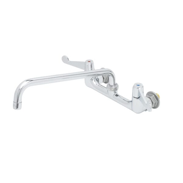 T&S  5F-8WWB12  8'' Wall mt Fct, 4'' Wrist, 12'' Swing Nozzle